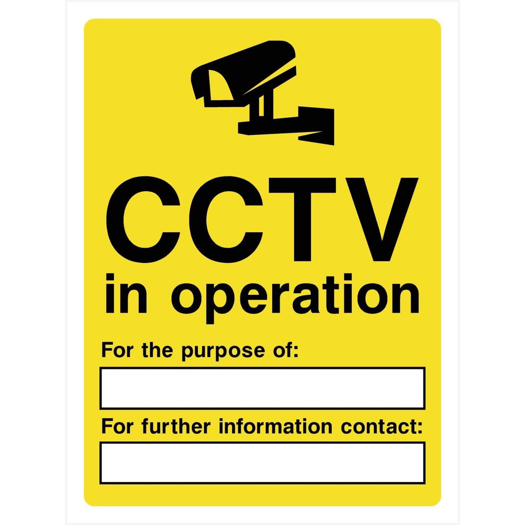Shop Business CCTV Signs | Residential CCTV Signage