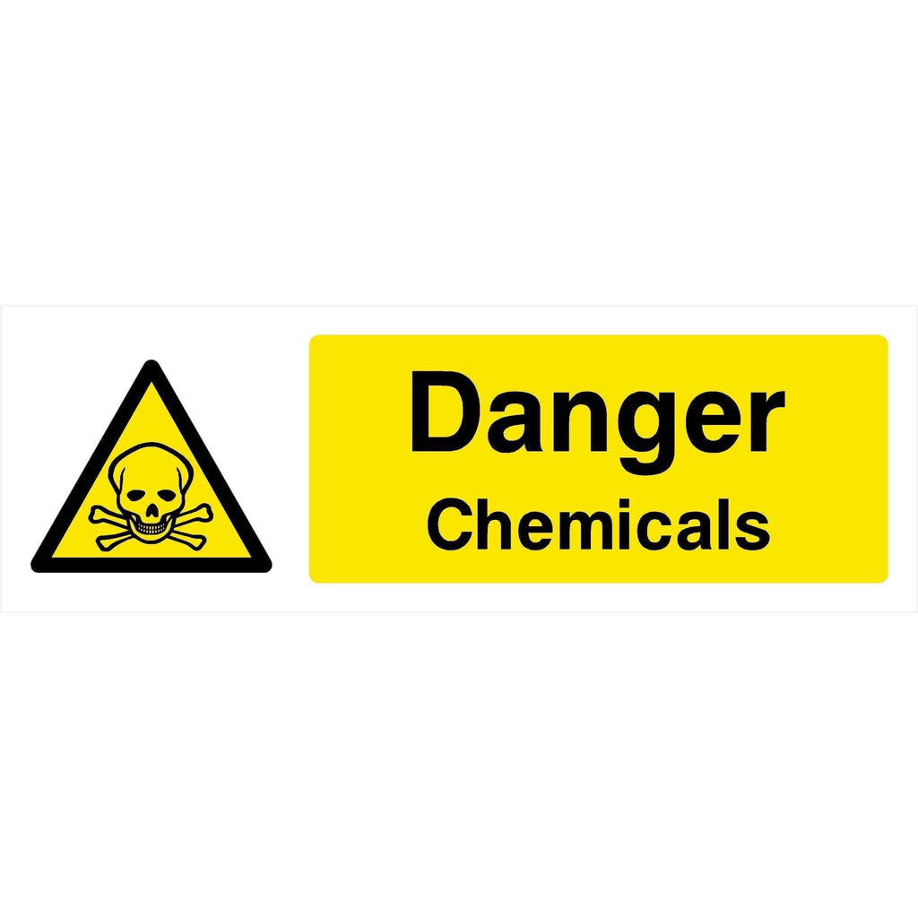 Chemicals Sign - The Sign Shed