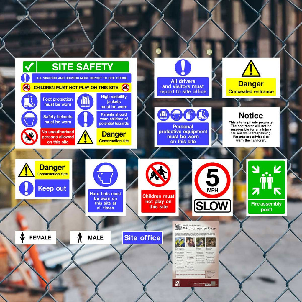 Construction Access Signs – UK-Compliant & Durable