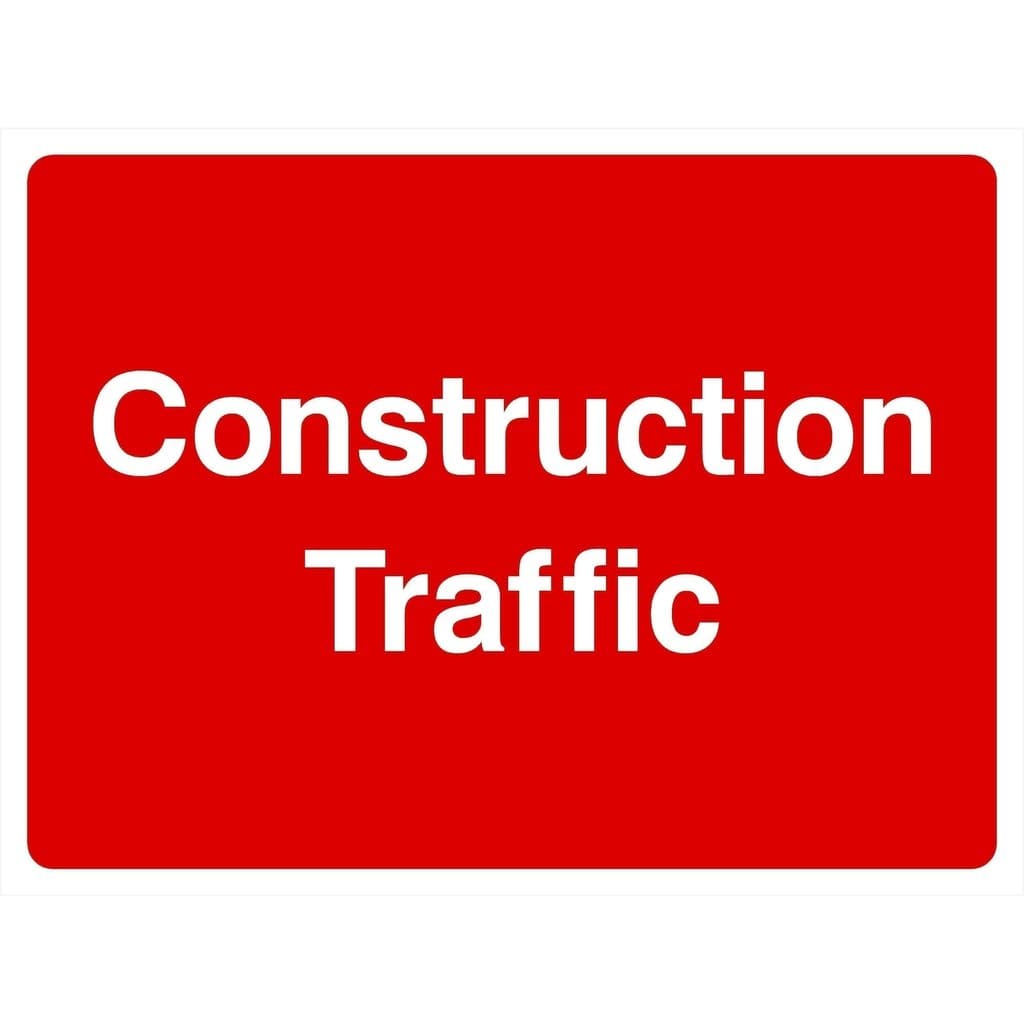 Construction Traffic Sign - The Sign Shed