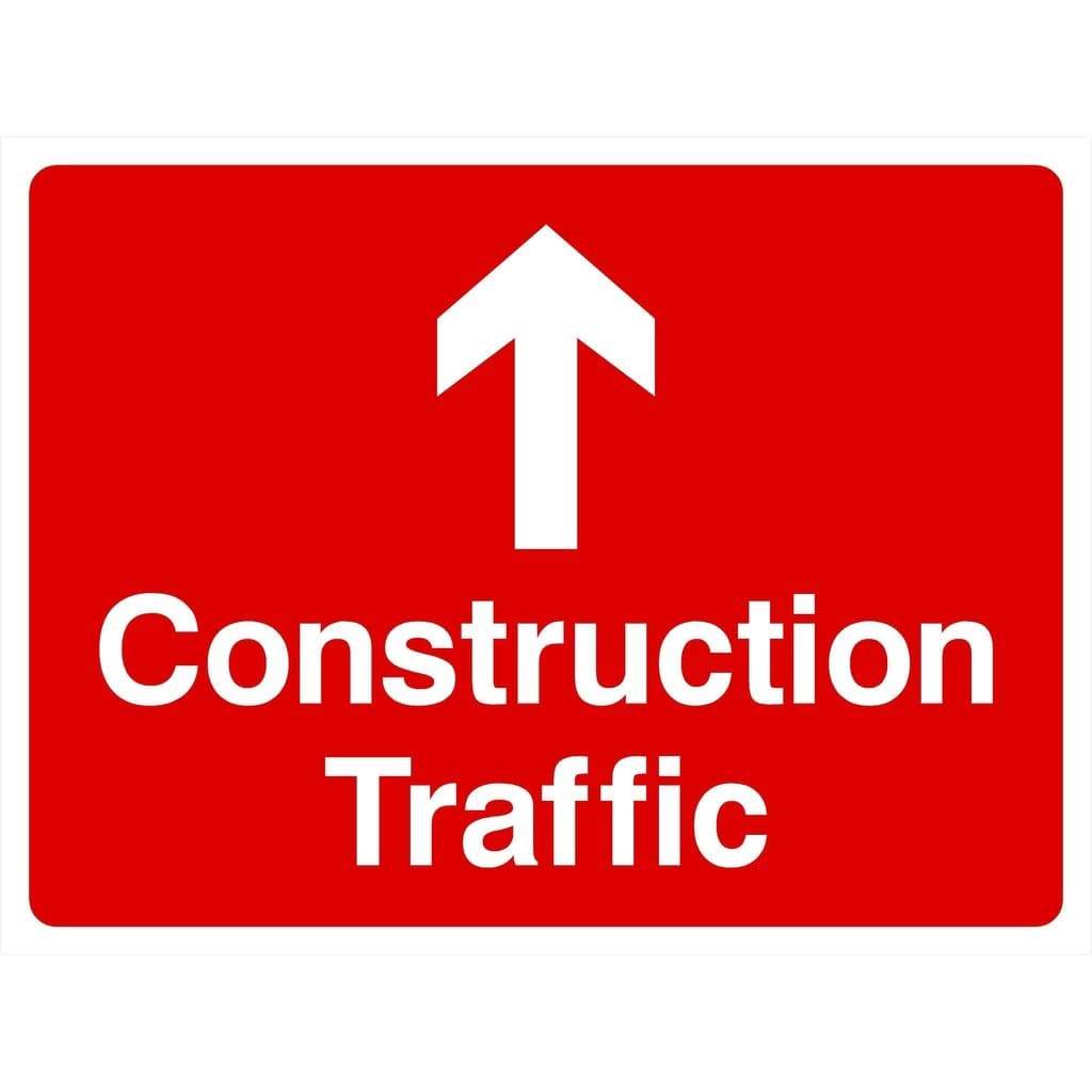 Construction Traffic Sign Arrow Up - The Sign Shed