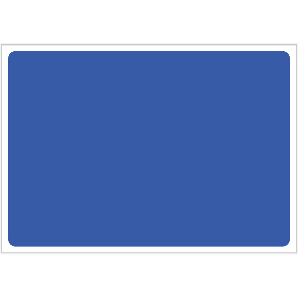 Custom Blue Sign Landscape | Personalised Signs