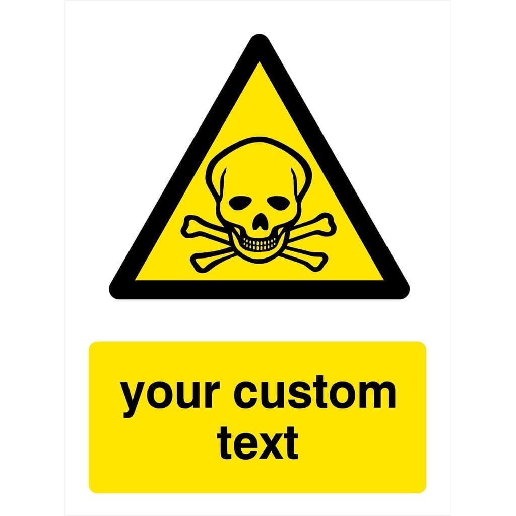 Custom Chemical Danger (Gas) Sign - The Sign Shed