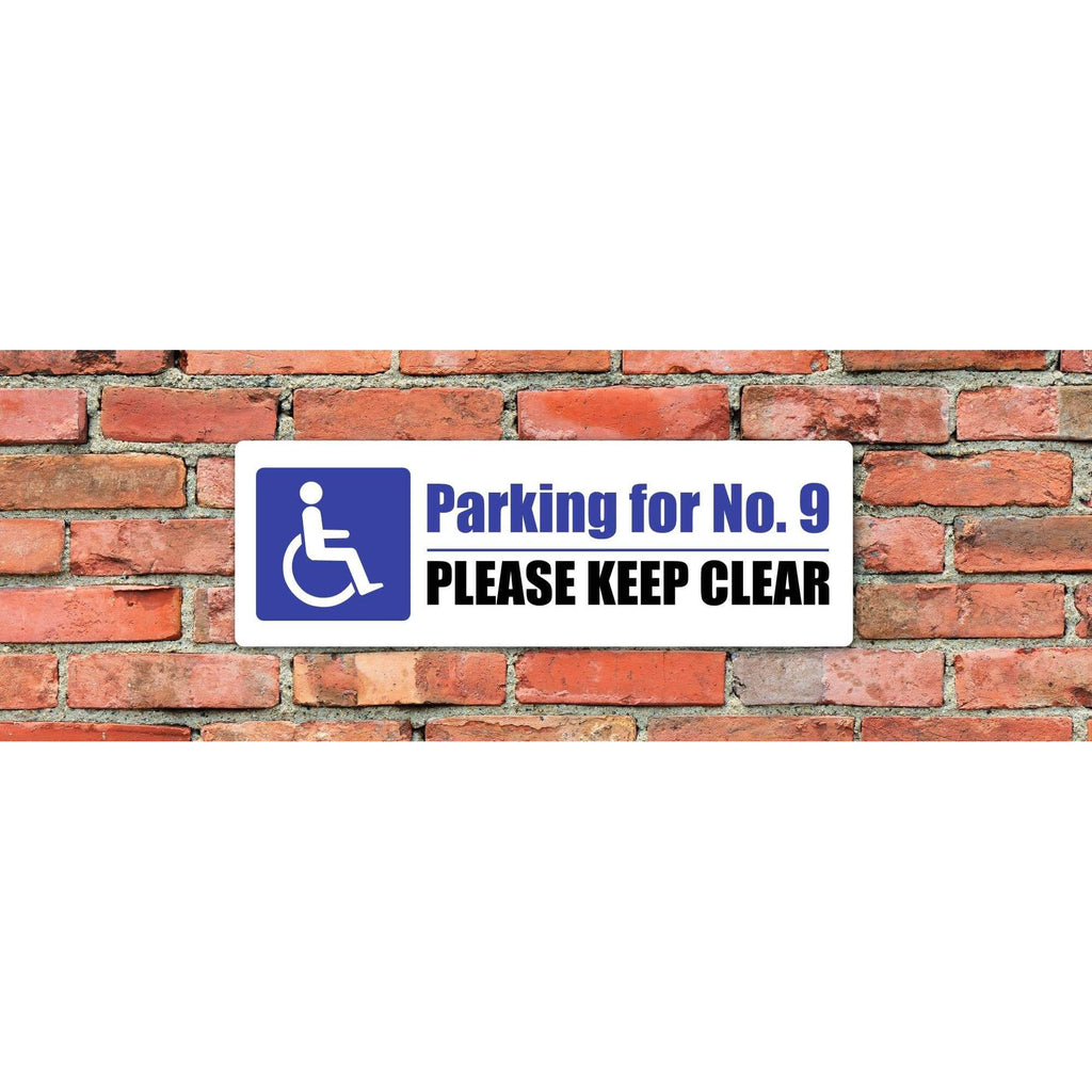 Custom Disabled Parking Sign Landscape - The Sign Shed