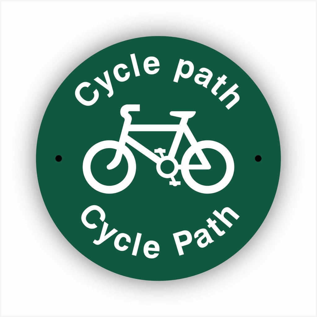 Cycle Path Waymarker sign - The Sign Shed