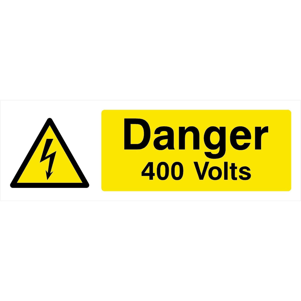 Danger 400 Volts Sign - The Sign Shed