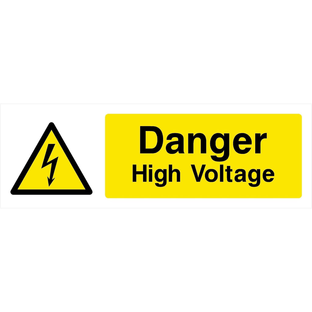 Danger High Voltage Sign - The Sign Shed