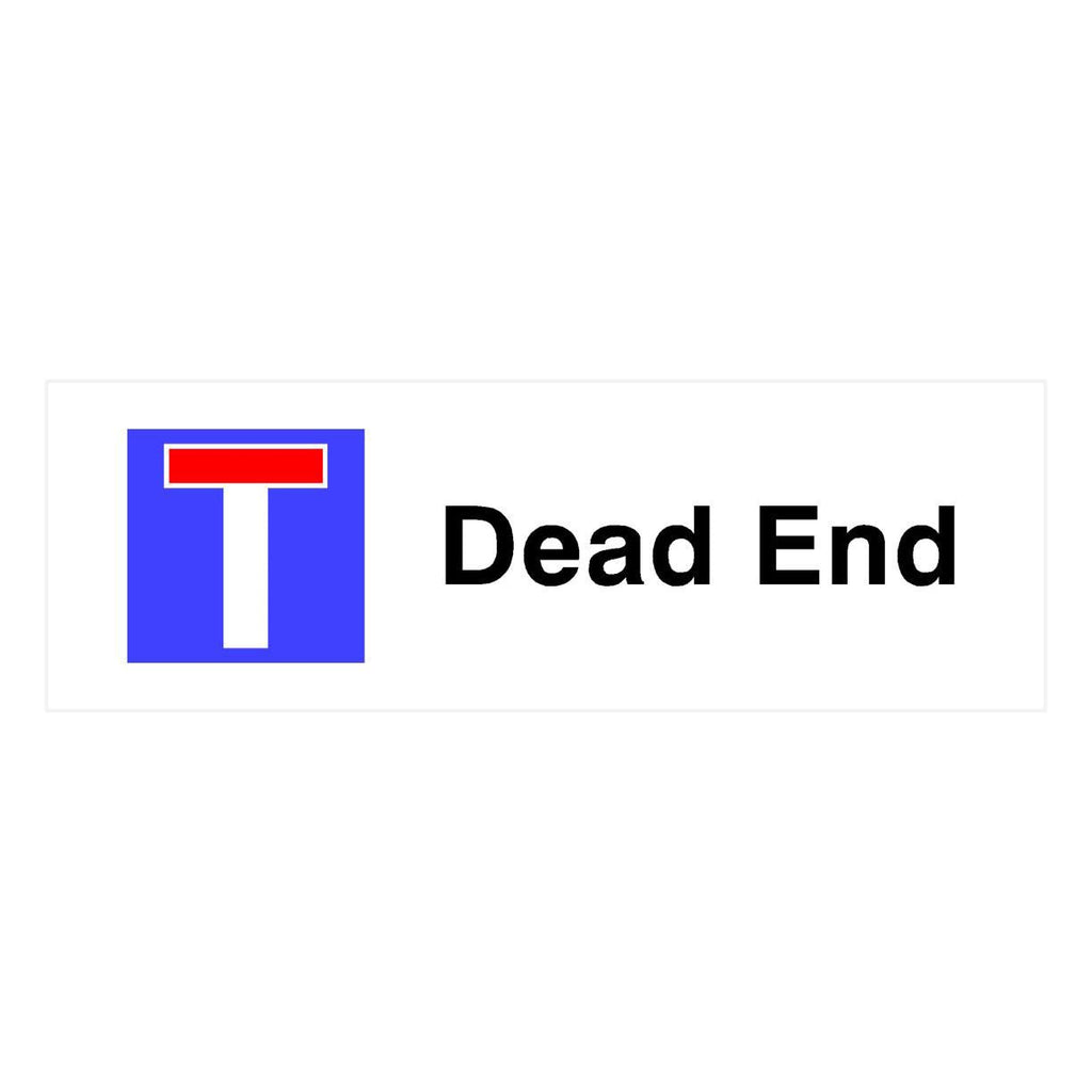 Dead End Landscape Sign - The Sign Shed