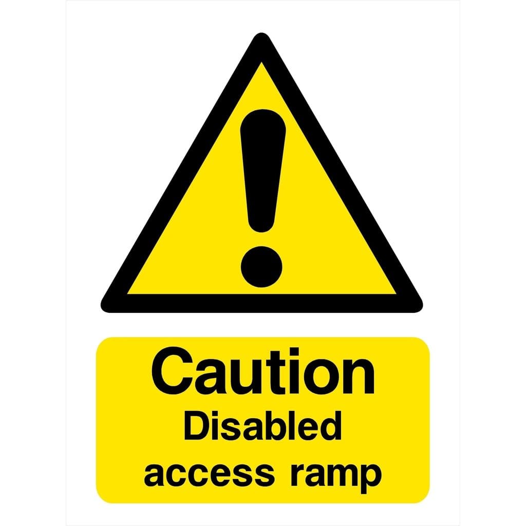 Disabled Access Ramp Sign - The Sign Shed
