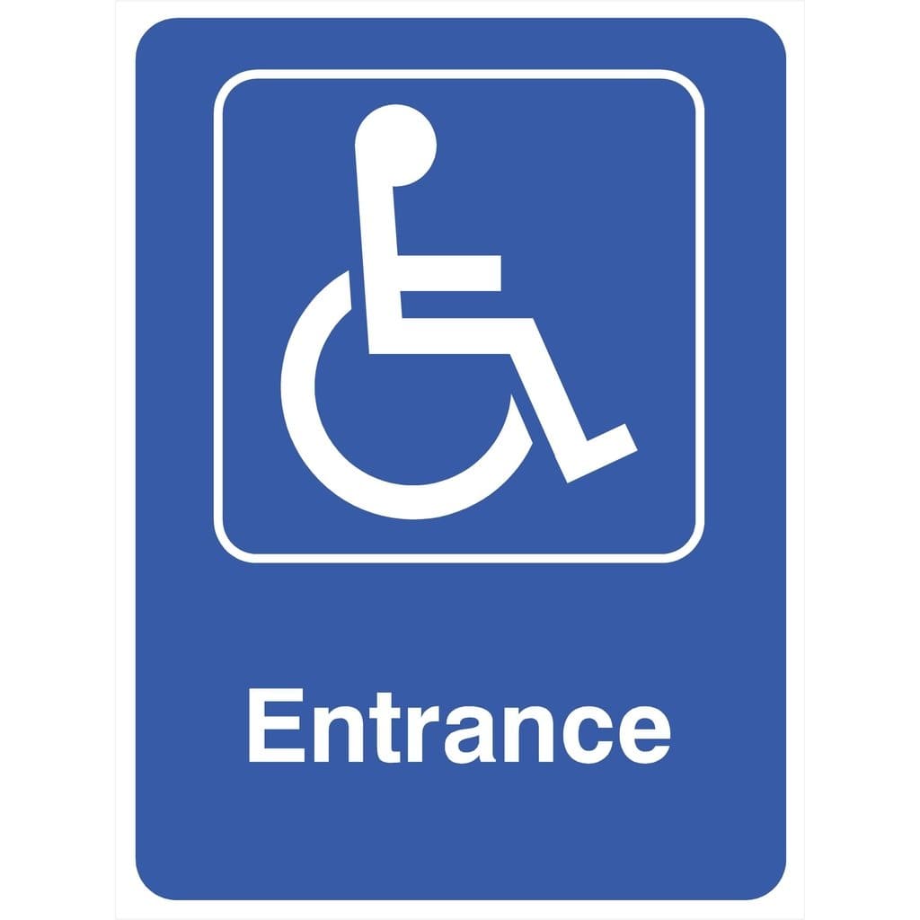 Disabled Entrance Sign - The Sign Shed