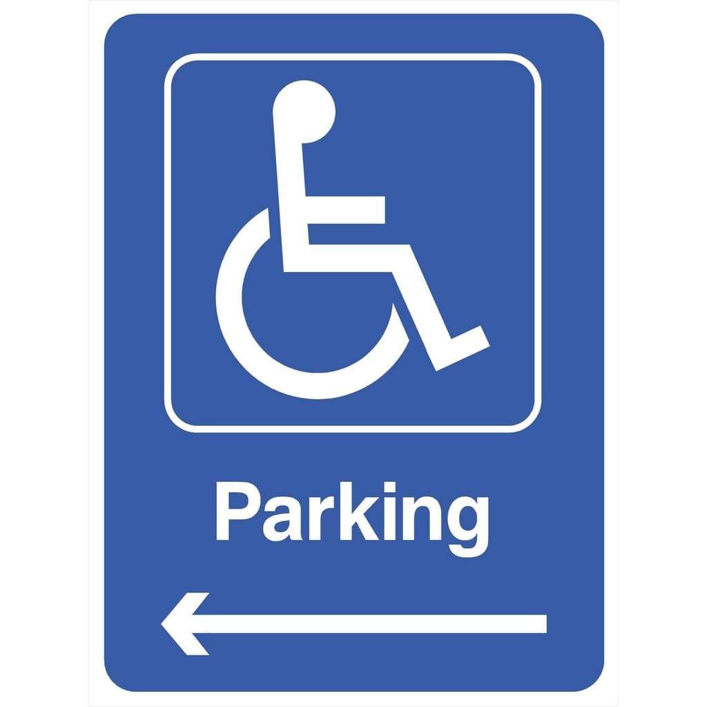 Disabled Parking Left Sign - The Sign Shed