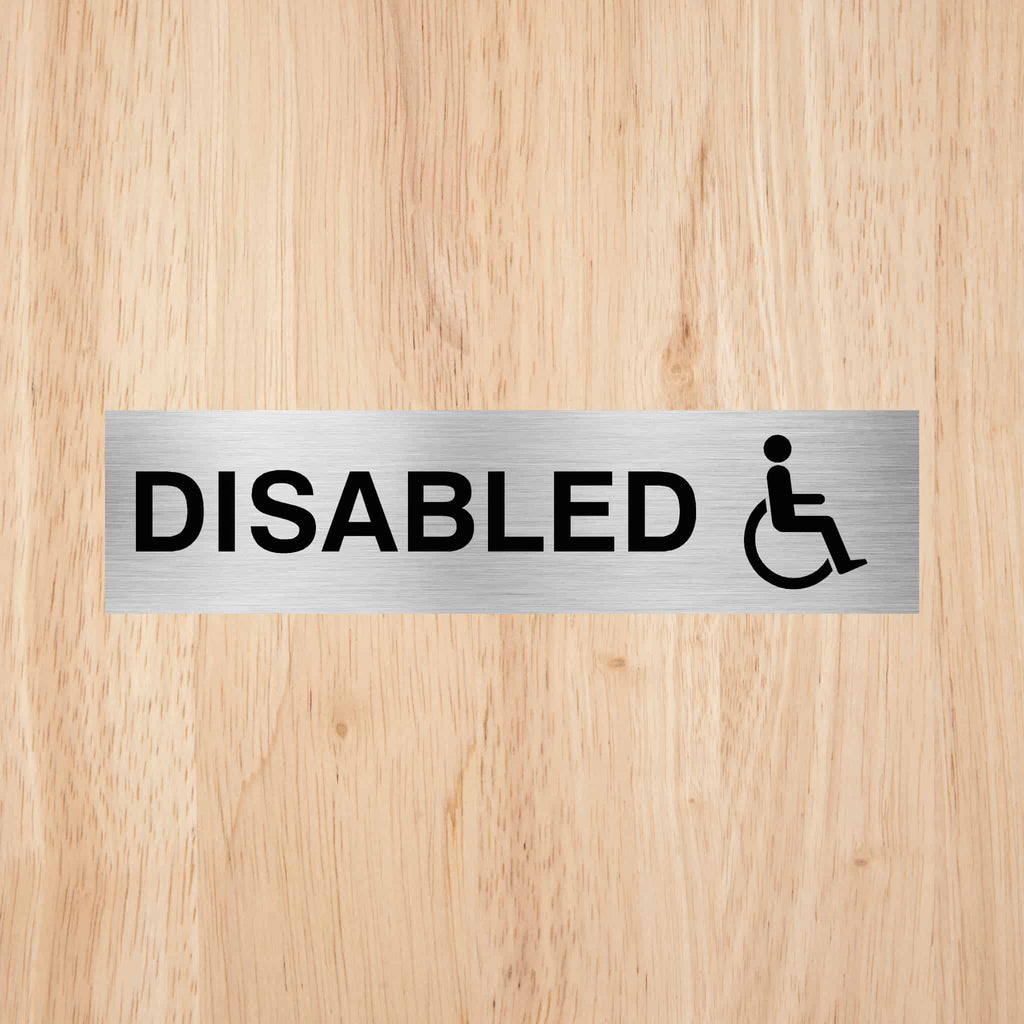Disabled Toilet Standard Sign | CAPS - The Sign Shed