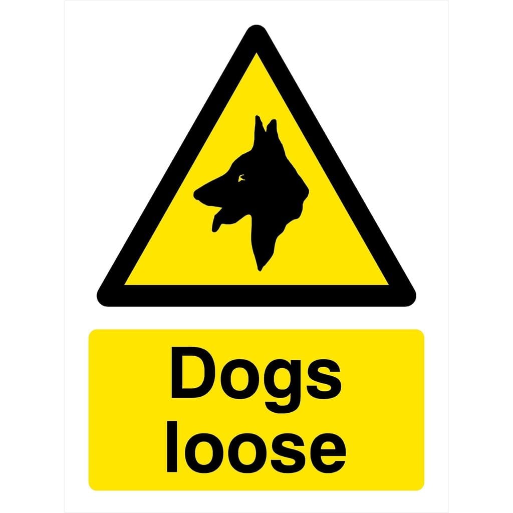 Dogs Loose Sign - The Sign Shed