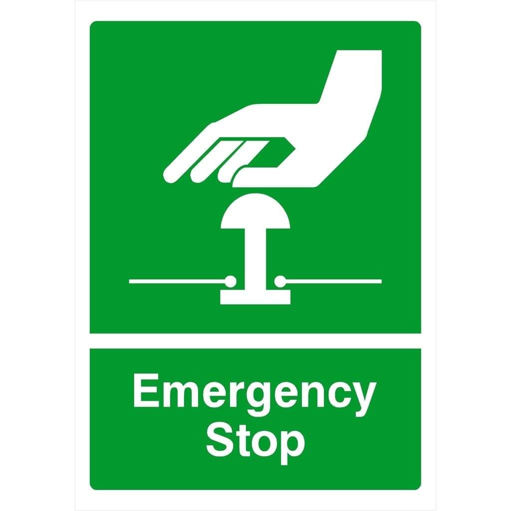 Emergency Stop Sign - The Sign Shed