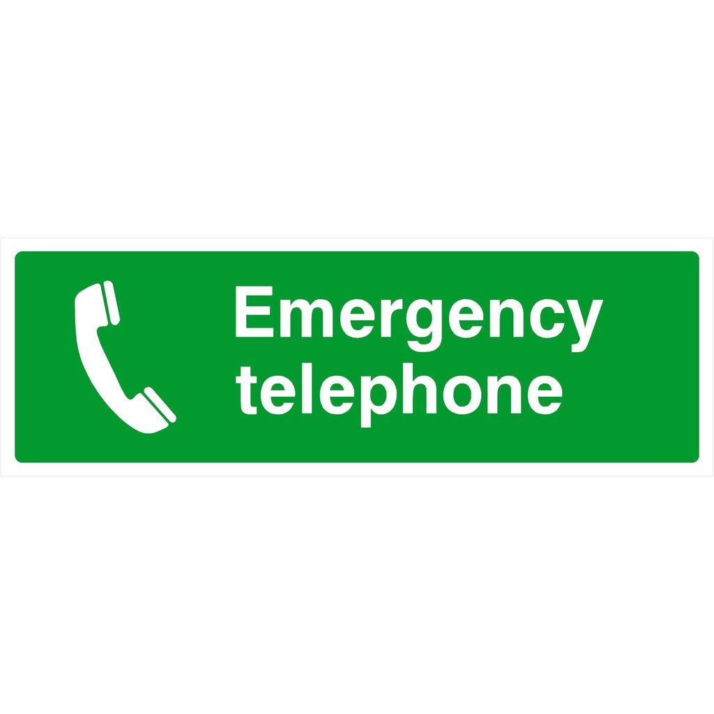 Emergency Telephone Sign - The Sign Shed