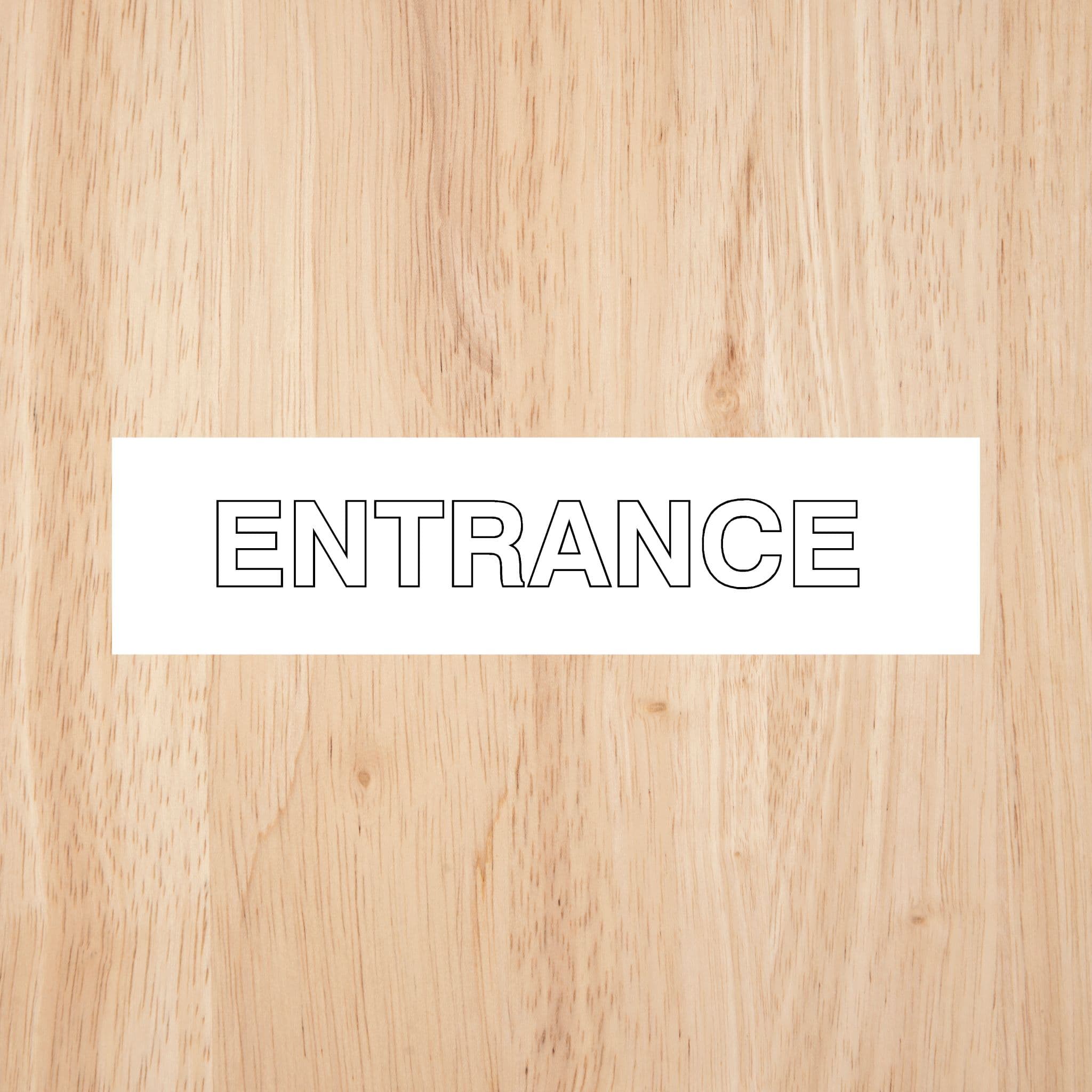 Entrance Sign CAPS - The Sign Shed