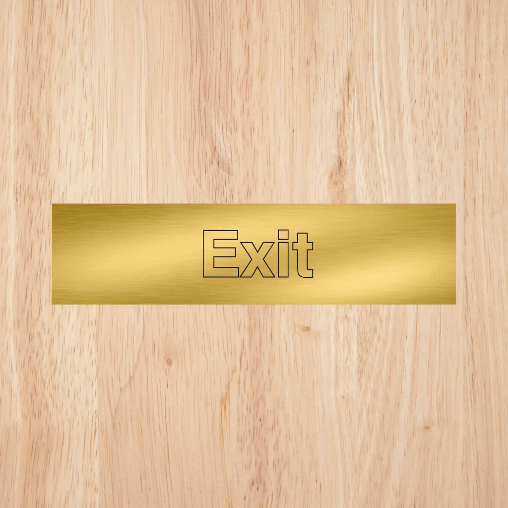 Exit Sign Standard Version - The Sign Shed