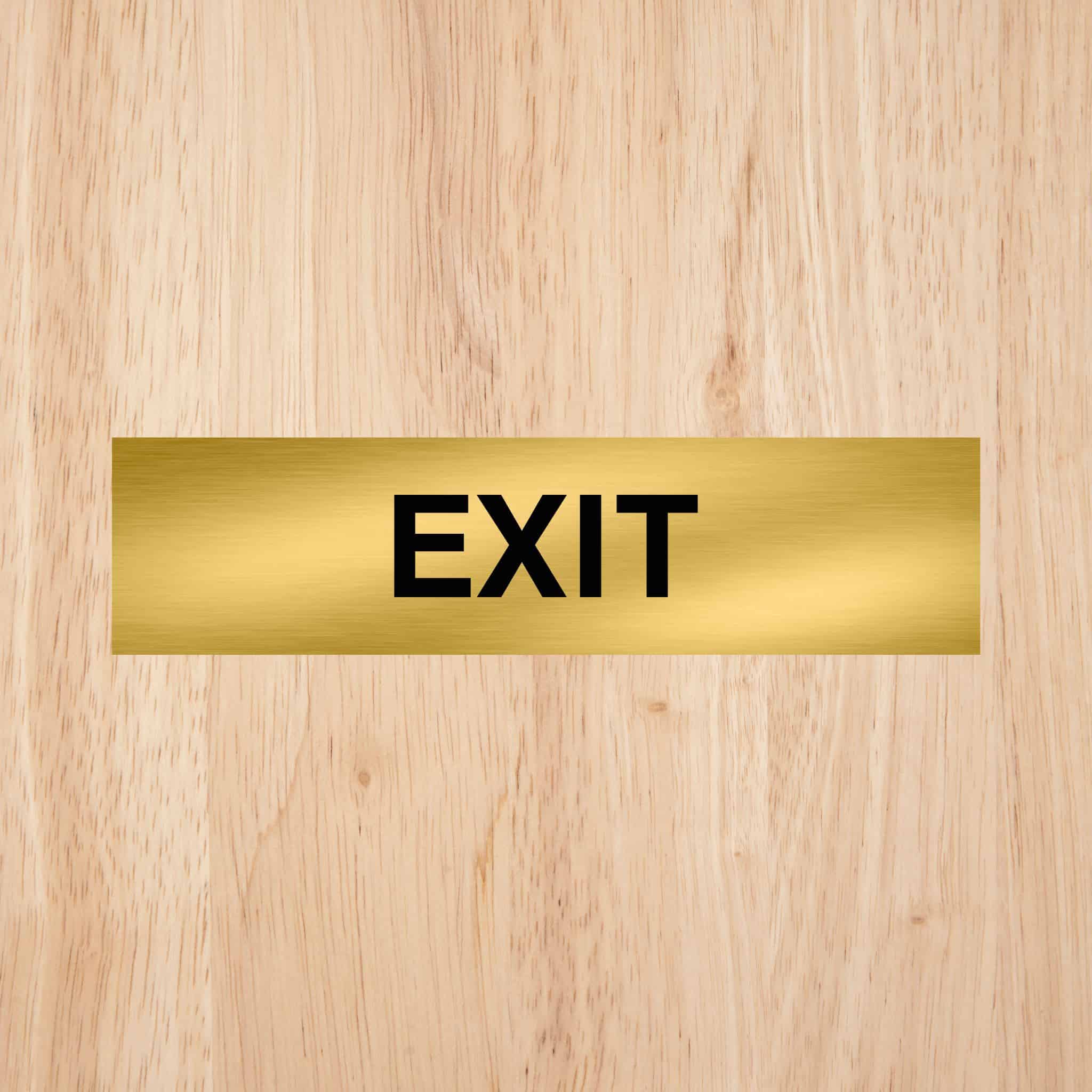 Custom Exited Exit Sign Standard Version | CAPS