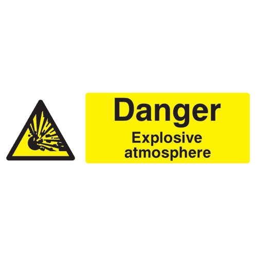 Explosive Atmosphere Danger Sign - The Sign Shed