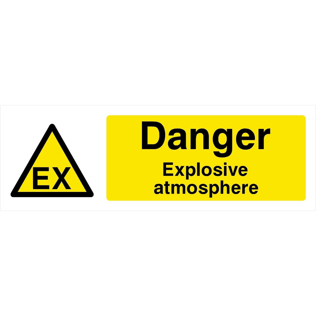 Explosive Atmosphere Sign - The Sign Shed