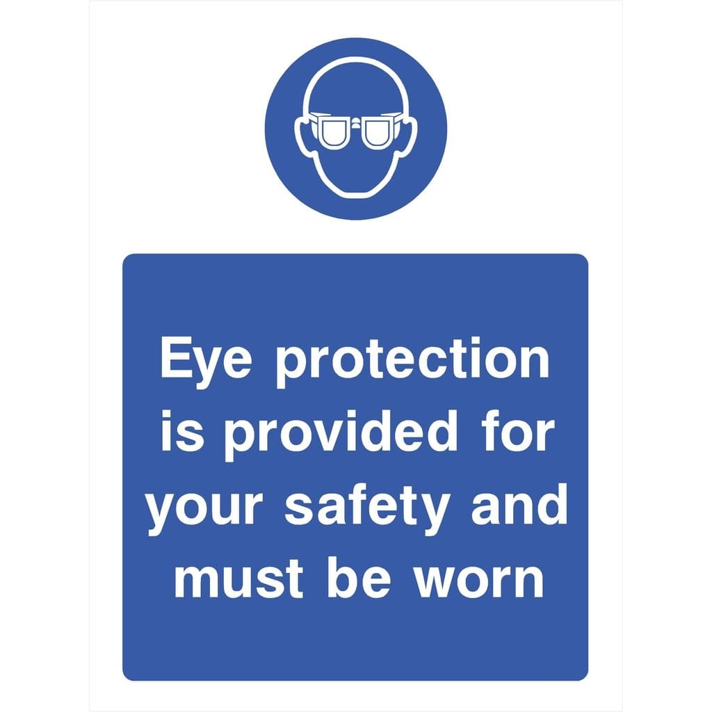 Eye Protection Signs | Biggest UK PPE Signs Range