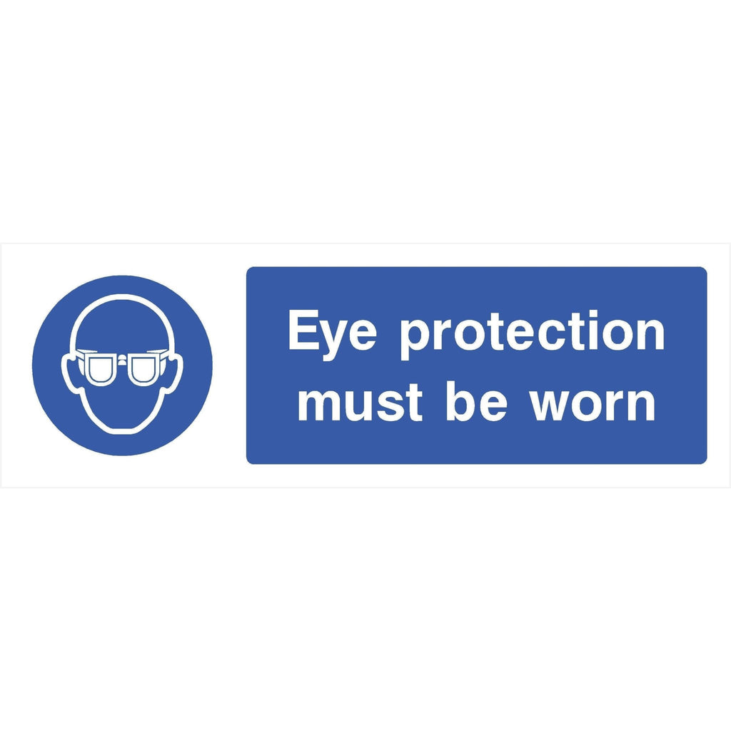 Eye Protection Must Be Worn PPE Sign - The Sign Shed