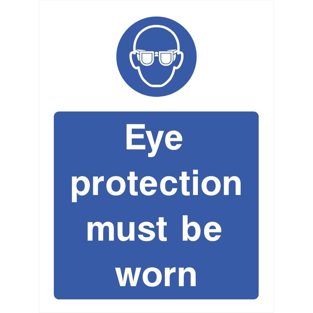 Eye Protection Signs | Biggest UK PPE Signs Range