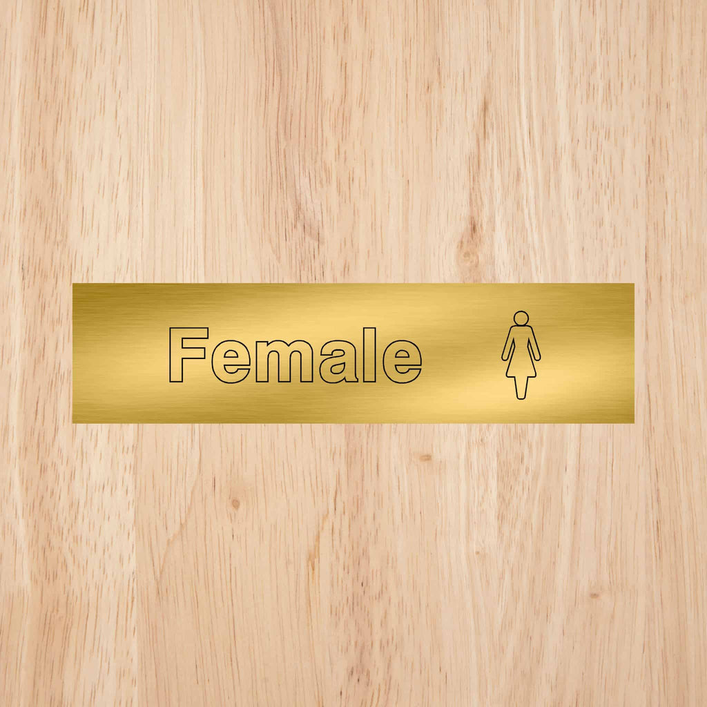 Female Toilet Standard Sign - The Sign Shed