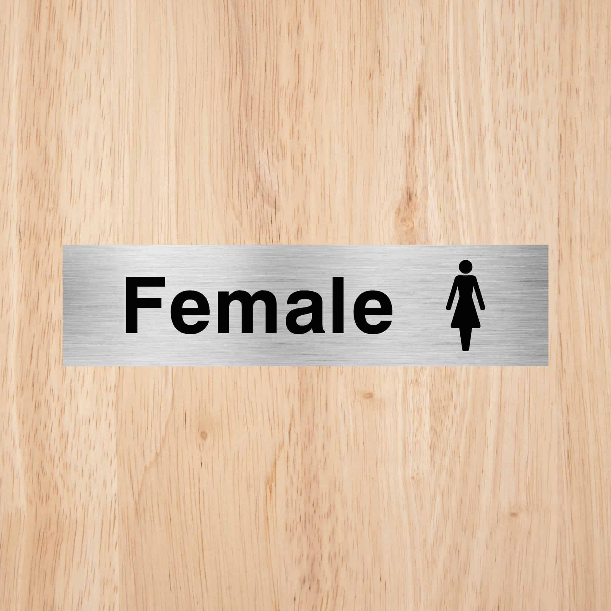 Female Toilet Standard Sign - The Sign Shed