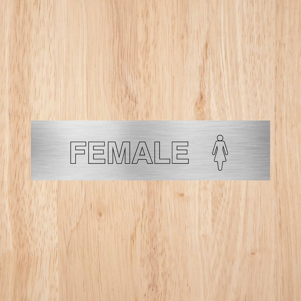 Female Toilet Standard Sign | CAPS - The Sign Shed