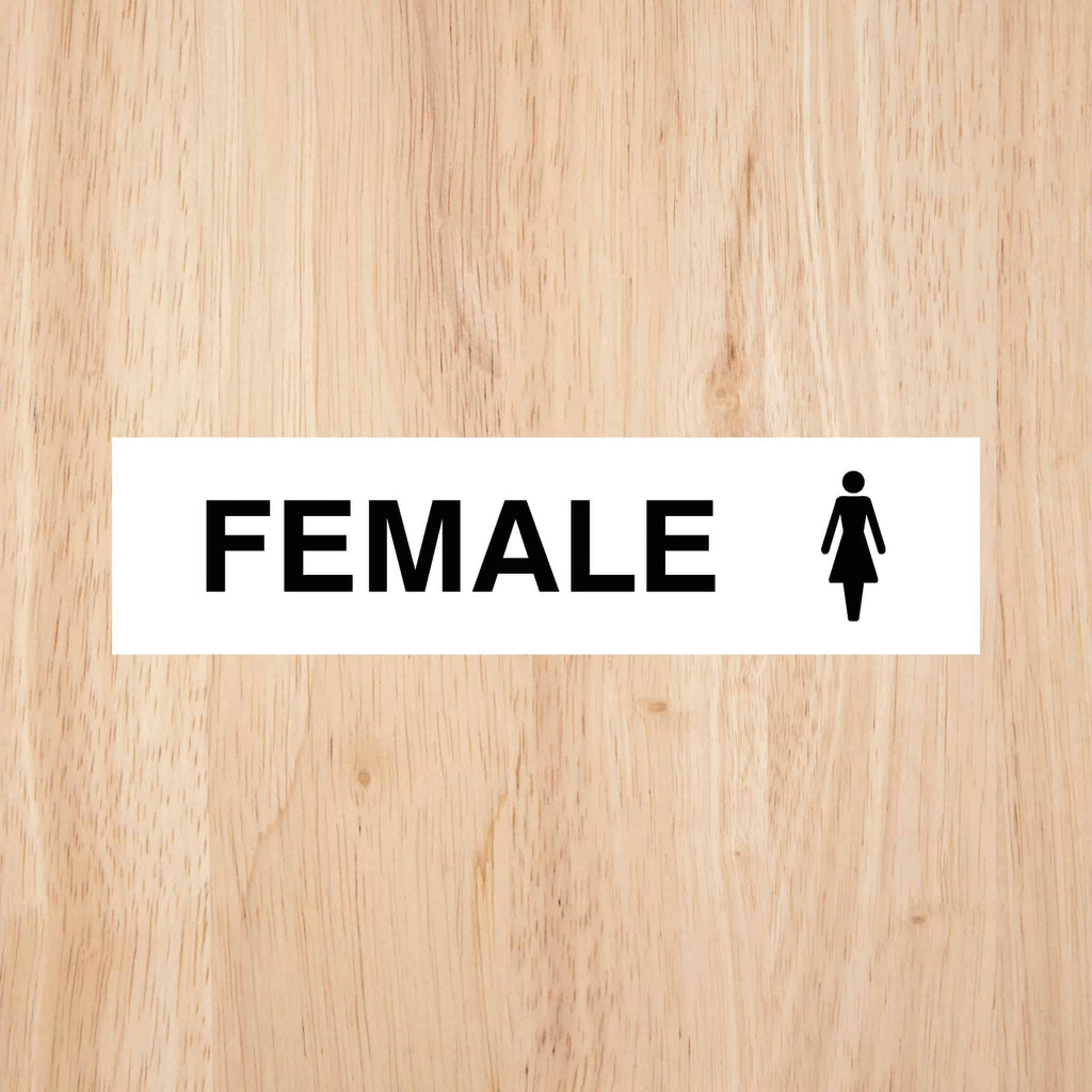 Female Toilet Standard Sign | CAPS - The Sign Shed