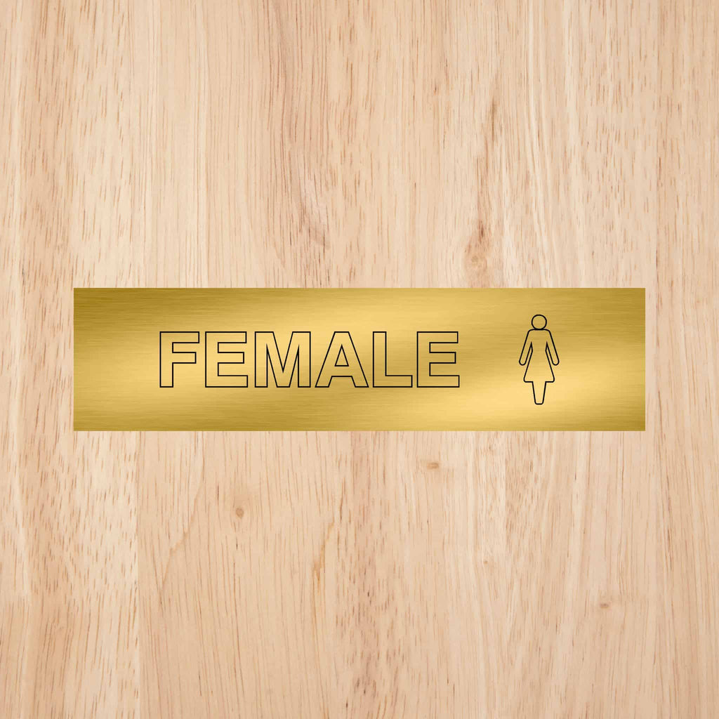 Female Toilet Standard Sign | CAPS - The Sign Shed