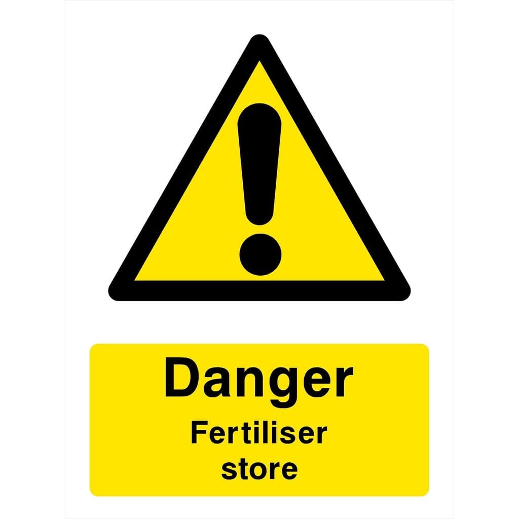 Fertiliser Store Sign - The Sign Shed