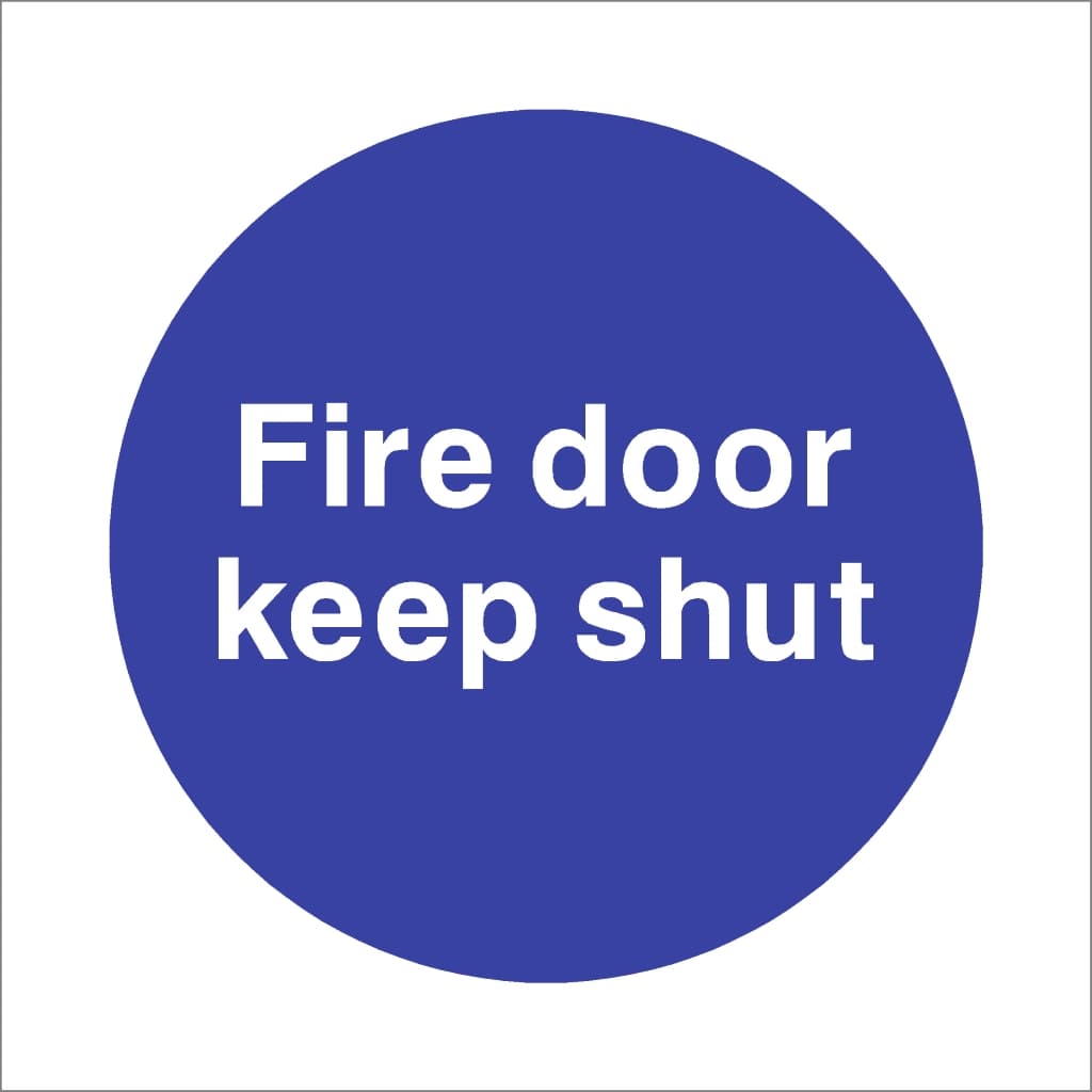 Fire Door Keep Shut Sign - The Sign Shed