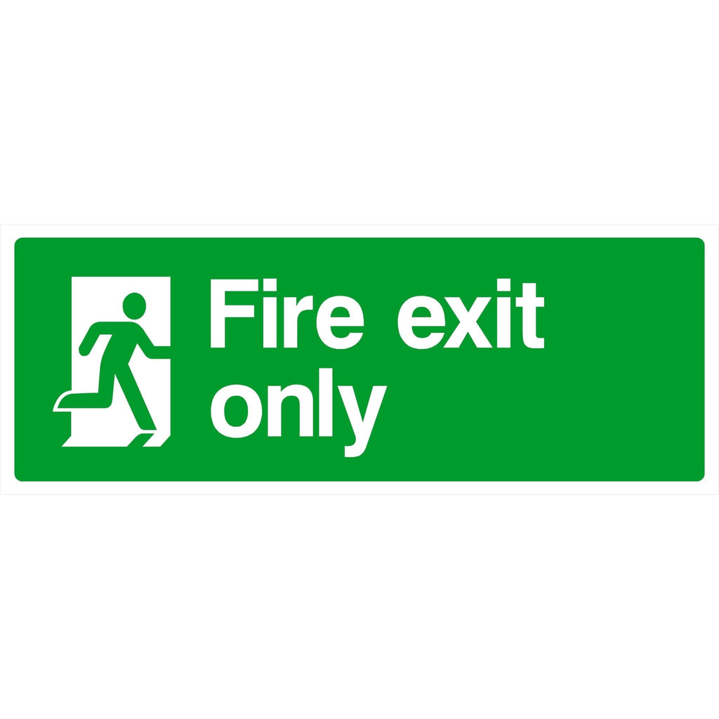 Fire Exit Only Sign - The Sign Shed