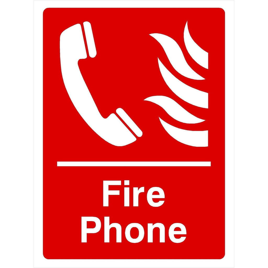 Fire Phone Sign - The Sign Shed