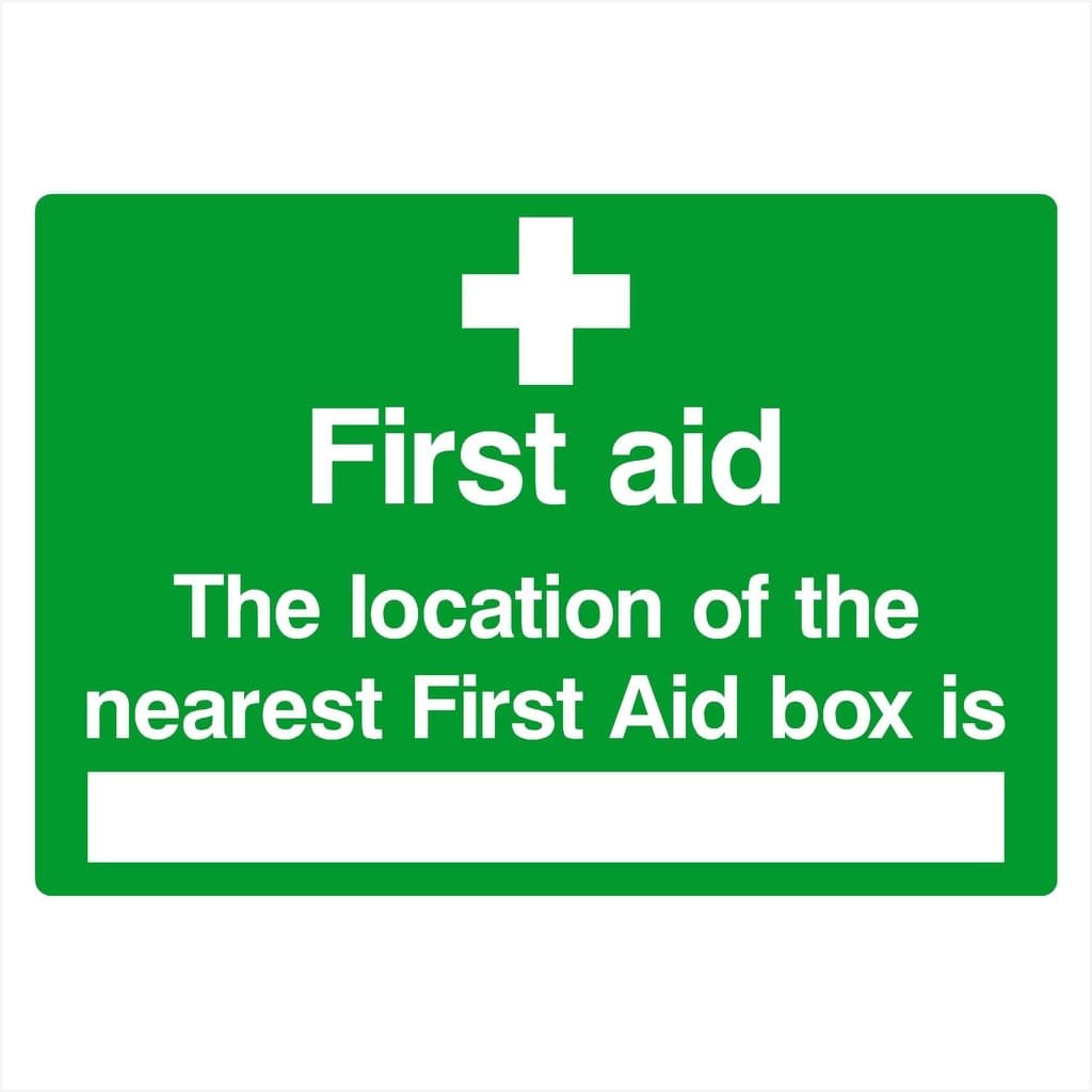 First Aid Box Locator Sign | First Aid Signs