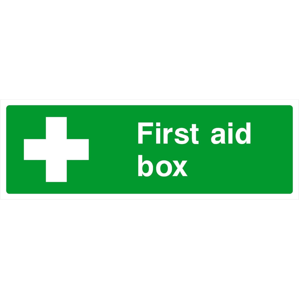 First Aid Box Safety Sign - The Sign Shed