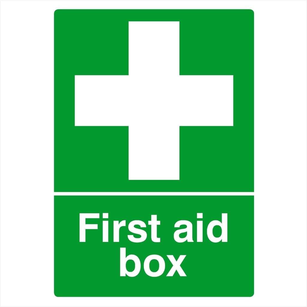 First Aid Box Sign - The Sign Shed