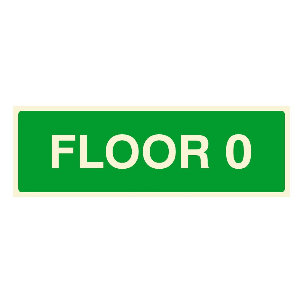 Floor 0 Identification Sign - The Sign Shed