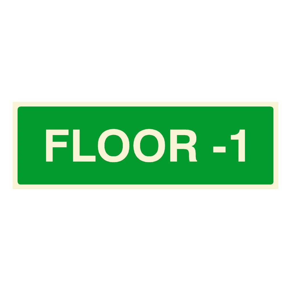 Floor -1 Identification Sign - The Sign Shed