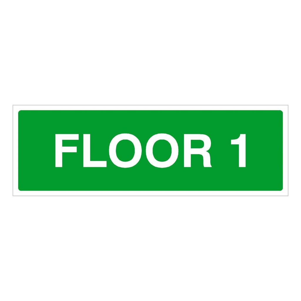 Floor 1 Identification Sign - The Sign Shed