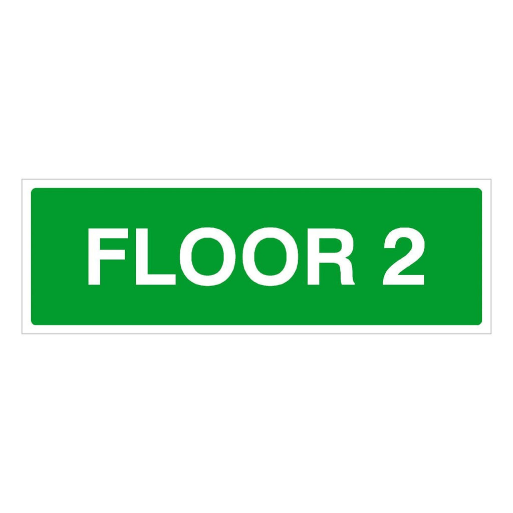 Floor 2 Identification Sign - The Sign Shed
