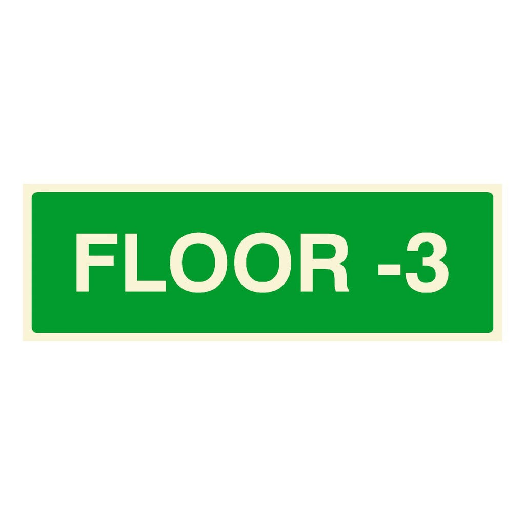 Floor -3 Identification Sign - The Sign Shed