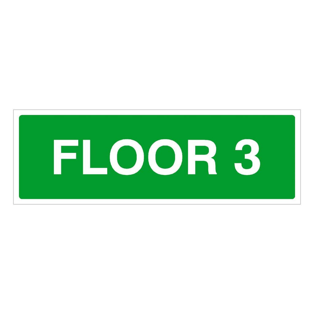 Floor 3 Identification Sign - The Sign Shed