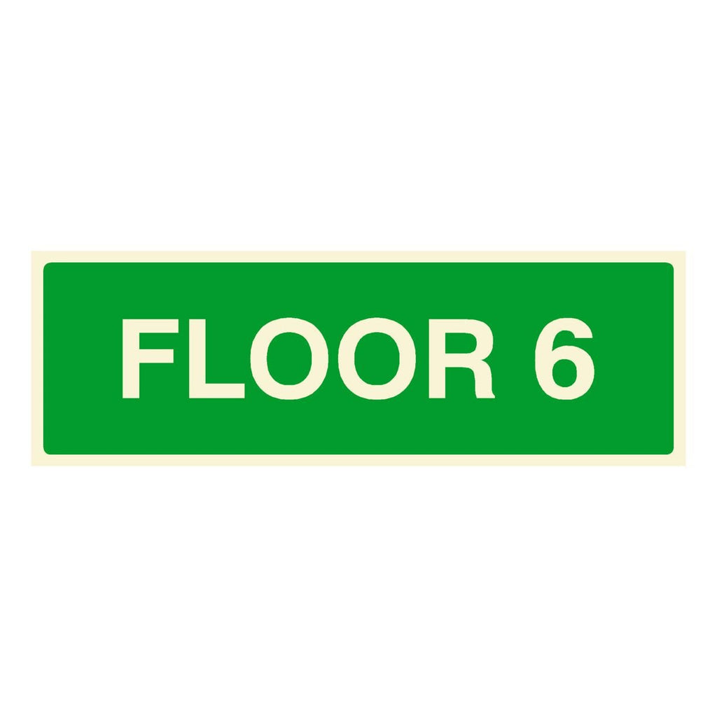 Floor 6 Identification Sign - The Sign Shed