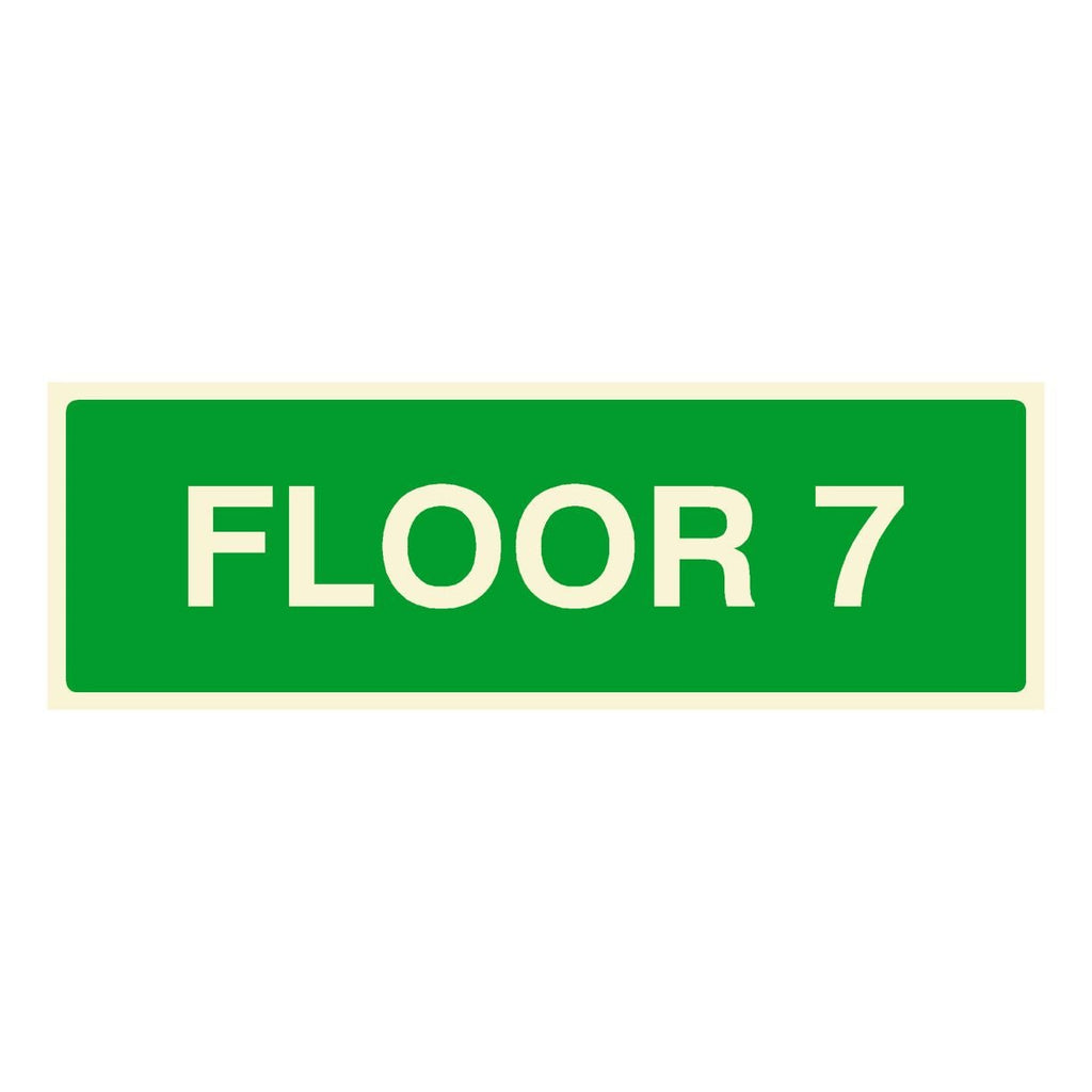 Floor 7 Identification Sign - The Sign Shed