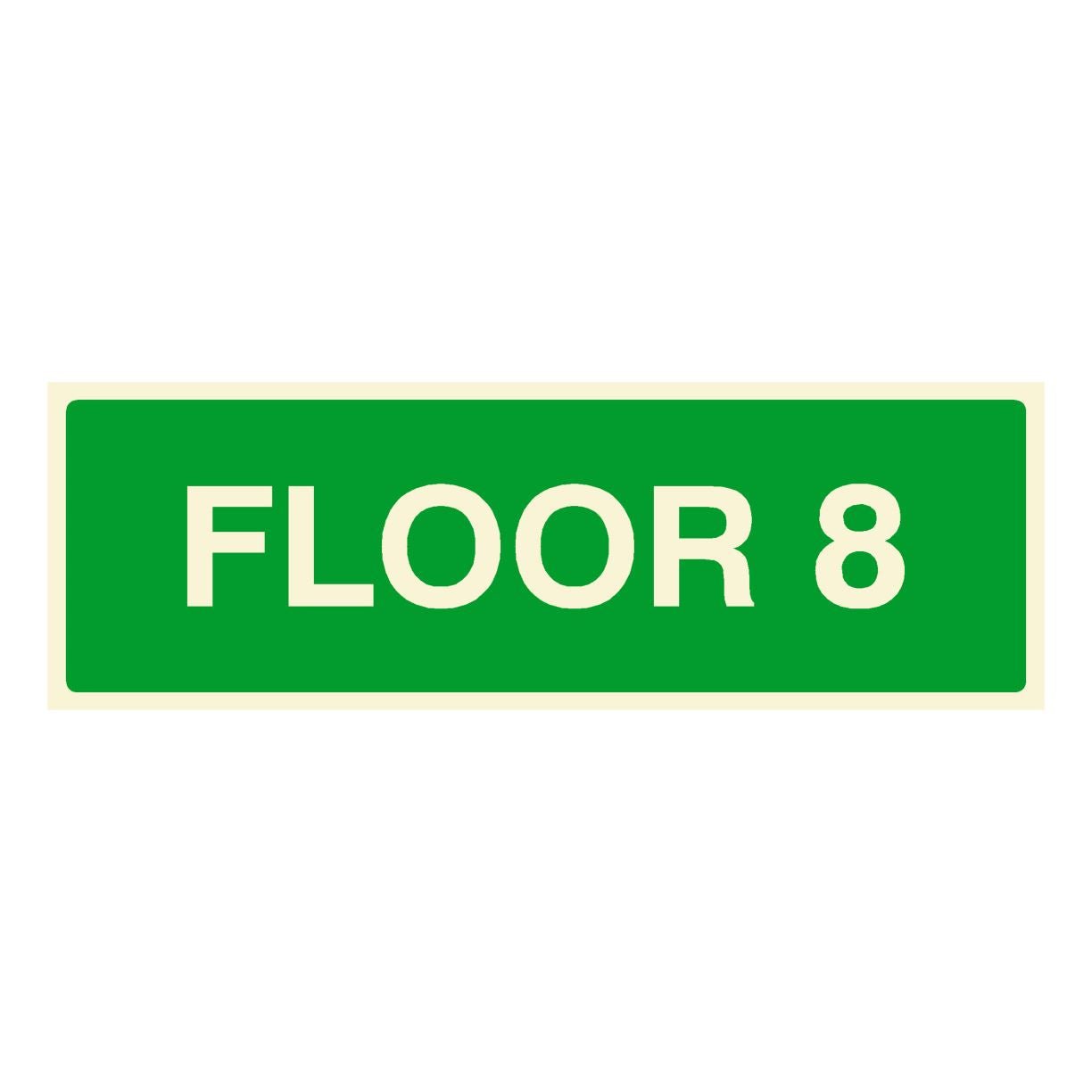 Floor 8 Identification Sign