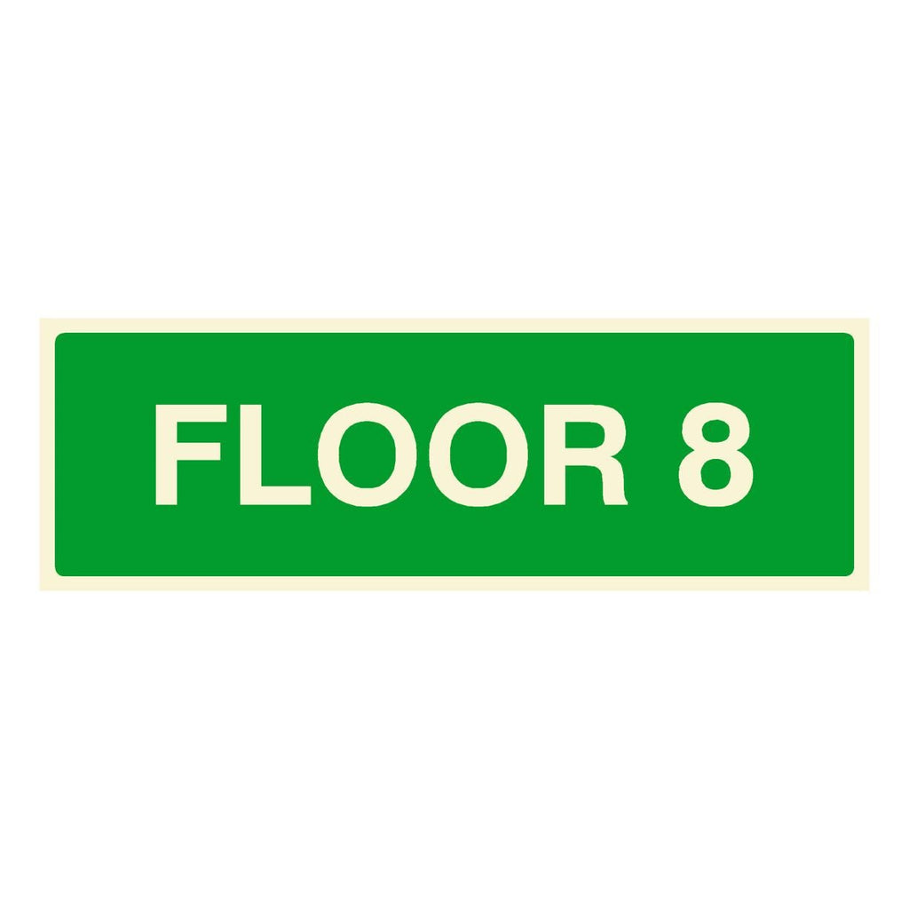 Floor 8 Identification Sign - The Sign Shed