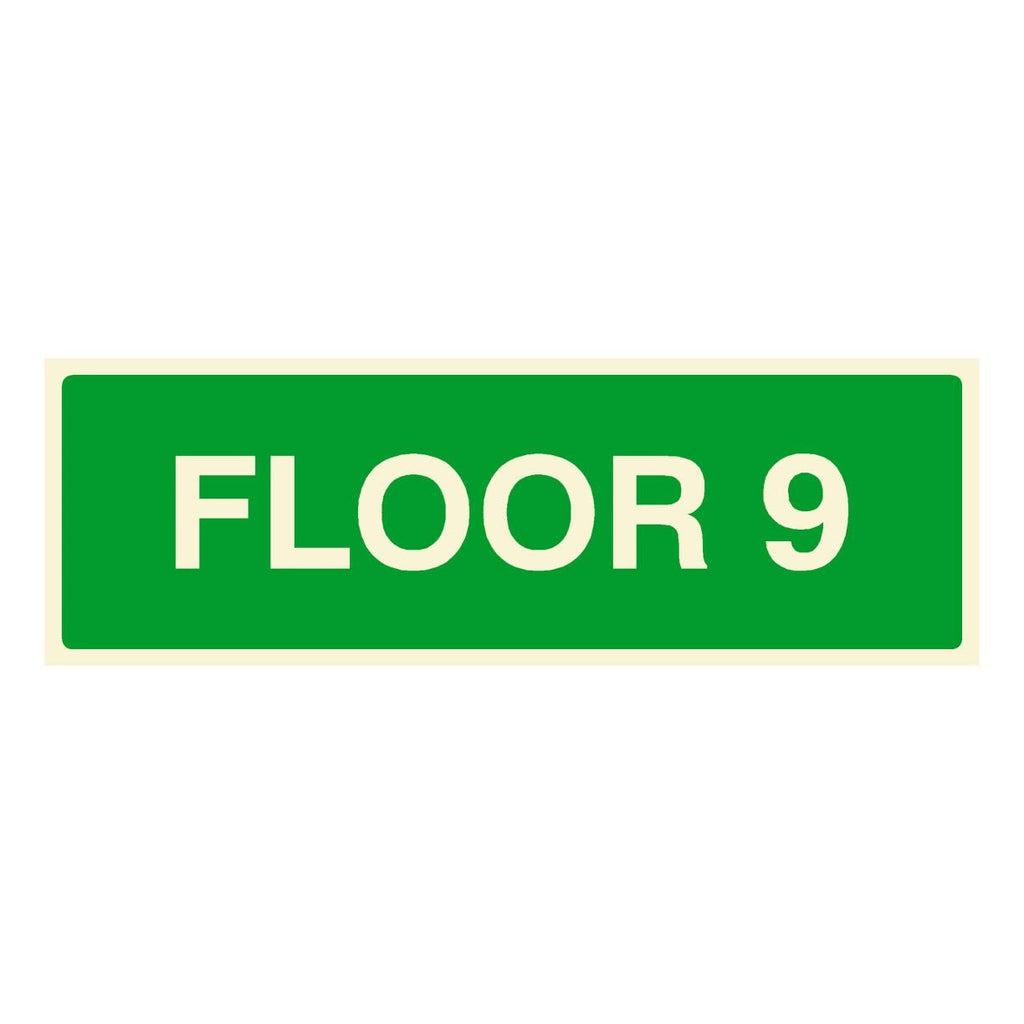 Floor 9 Identification Sign - The Sign Shed